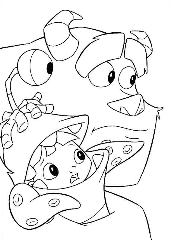Monsters Inc Printable Coloring Pages