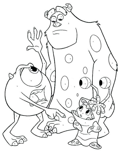 497x625 Monsters Inc Coloring Monster Inc Coloring Pages Monsters Inc