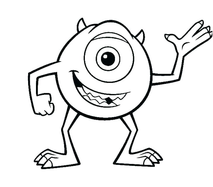 728x642 Best Coloring Pages Images On Coloring Books Monsters Inc Boo