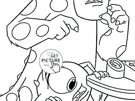 440x330 Coloring Pages Monsters Inc Coloring Pages Printable Free Monsters