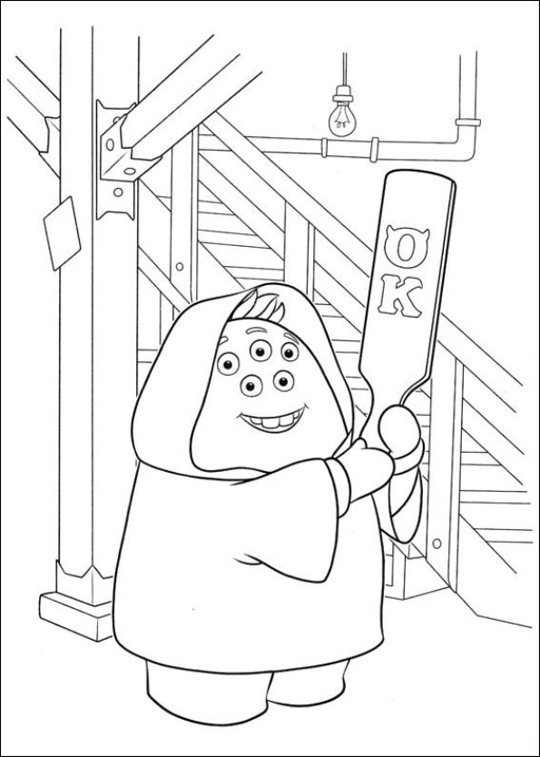 595x834 Kids N 45 Coloring Pages Of Monsters University