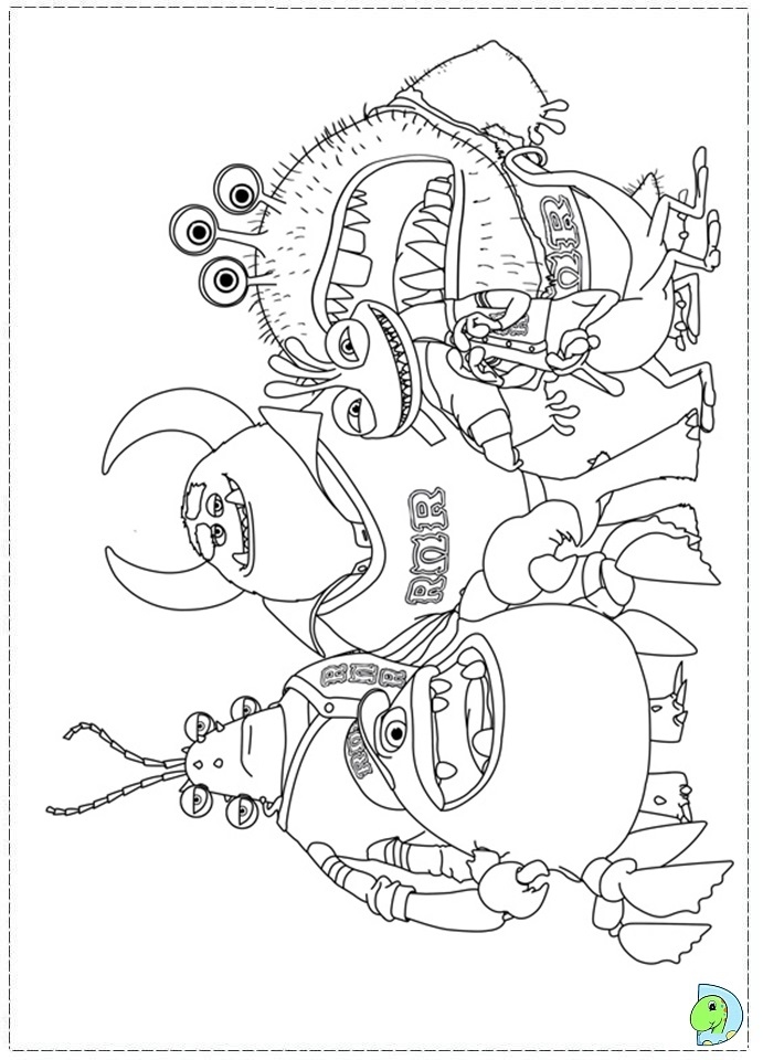 Monsters University Coloring Pages