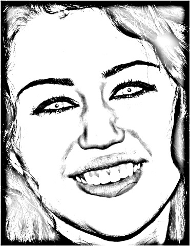 371x480 Hannah Montana Miley Cyrus Printable Coloring Pages Sheets Free!