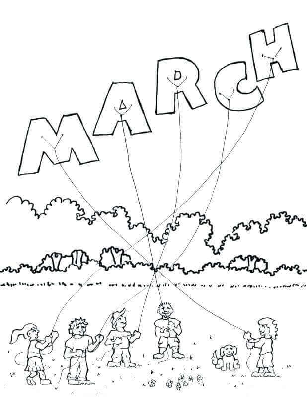 618x820 Free Printable March Coloring Pages