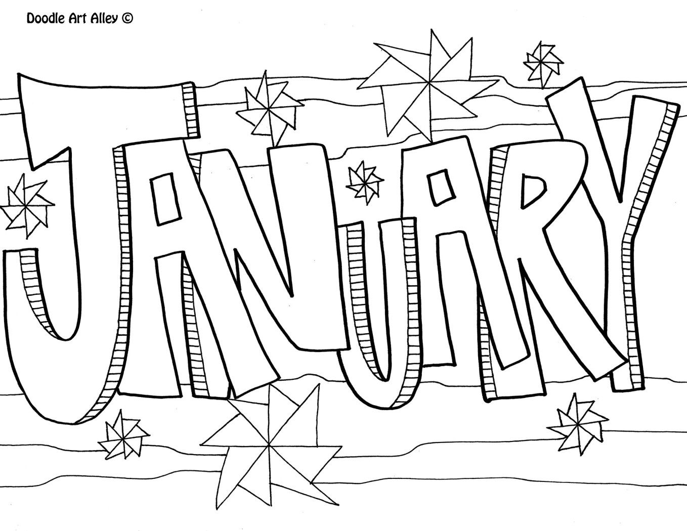 1358x1050 January.jpg Coloring Pages Junk Journal, Journal