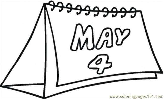650x391 4th Of May Coloring Page