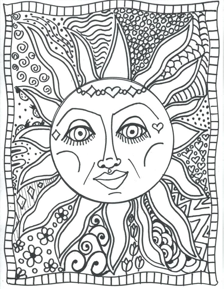 Moon And Stars Coloring Pages Printable at GetColorings.com | Free ...