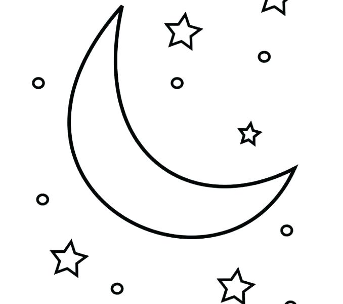 Shooting Star Coloring Page Stars Coloring Page Crescent Moon 678x600 Shooting Star Coloring Page Stars Coloring Page Crescent Moon