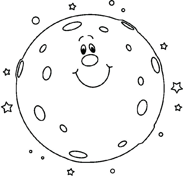 736x709 Moon Coloring Pages Preschoolers Free Moon Coloring Pages