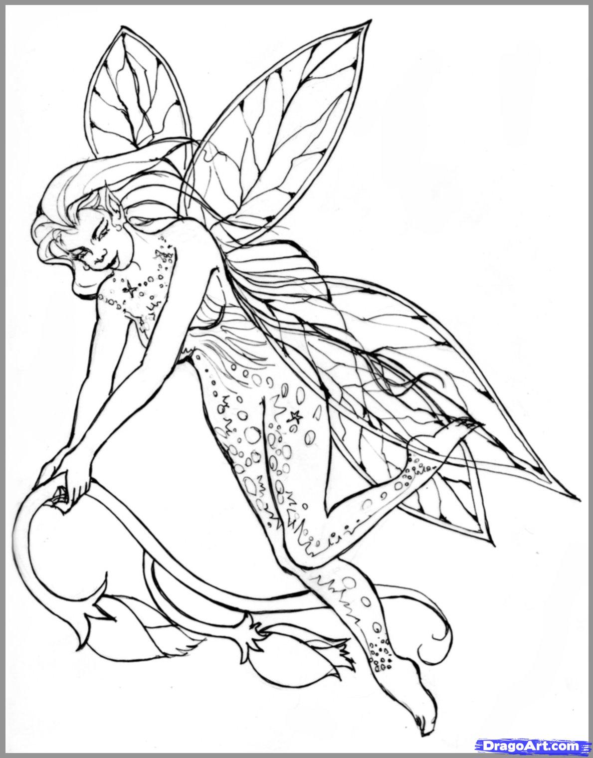 Perfect Realistic Fairy Coloring Pages Day 42 1189x1520 Perfect Realistic Fairy Coloring Pages Day 42