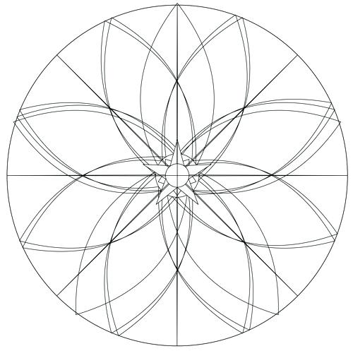 500x497 Moon Pictures To Color Cancer New Moon Mandala To Color Sun