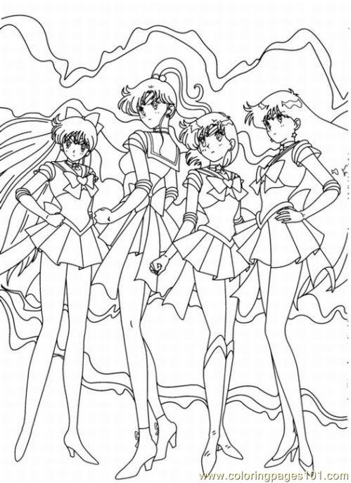 499x687 Sailor Moon4 Coloring Page