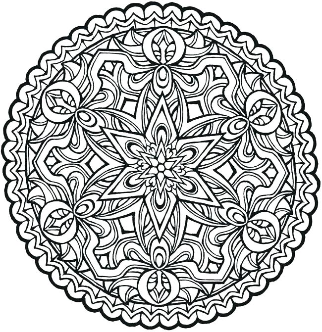 650x671 Coloring Pages Mandala A Sun Moon And Stars Mandala Coloring Sheet