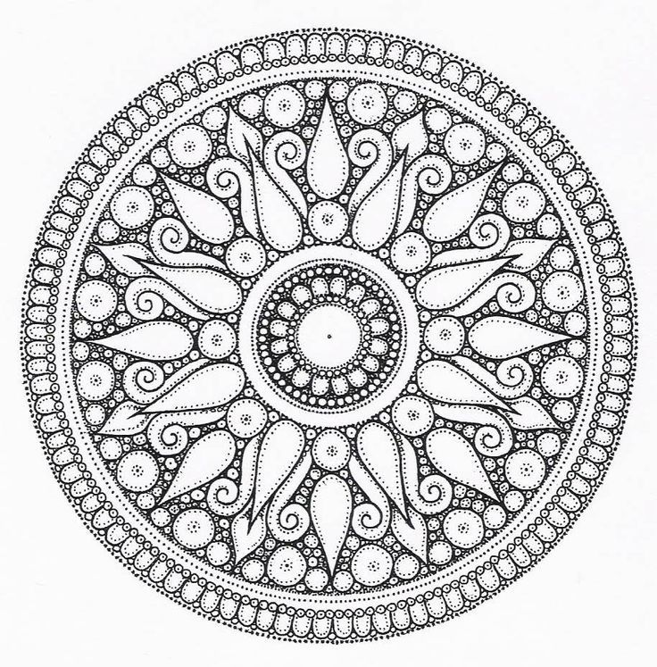 736x747 Sun And Moon Mandala Coloring Pages