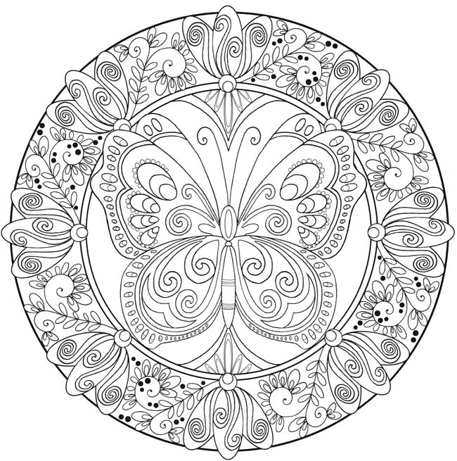 650x655 Cool Designs Coloring Pages Coloring Pages Patterns Free Geometric