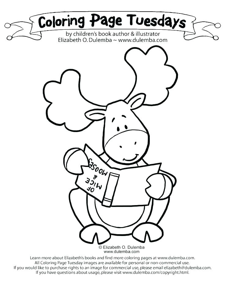 736x952 Moose Coloring Page Blueberry Muffin Colouring Pages Kids Coloring