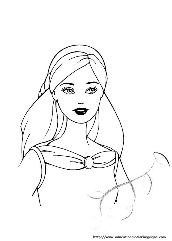 567x794 Barbie Magic Pegasus Coloring Pages