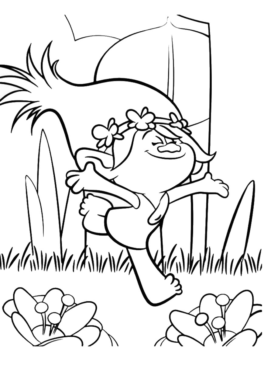 892x1200 Fresh Princess Poppy Coloring Pages Design Printable Coloring Sheet