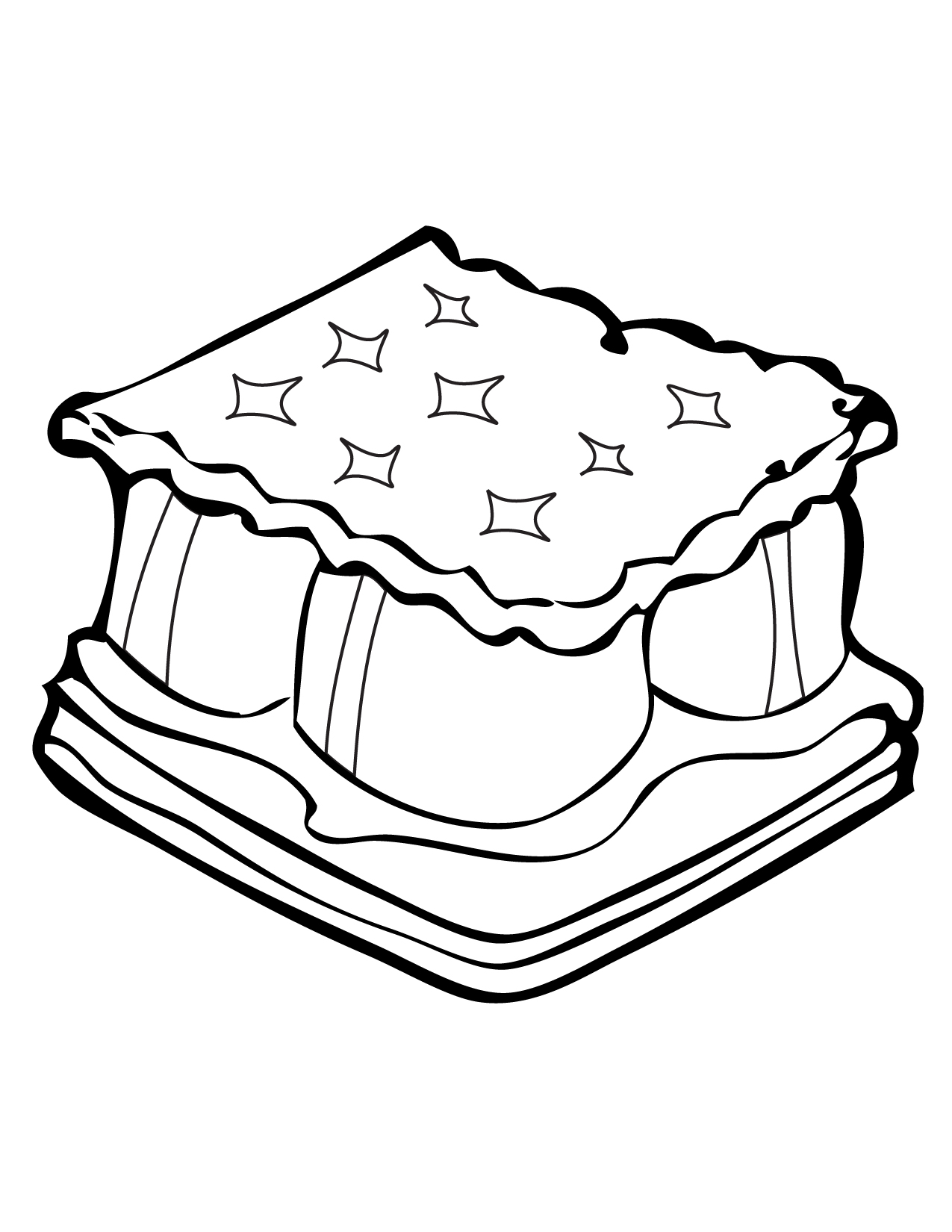 1275x1650 S'Mores Coloring Page