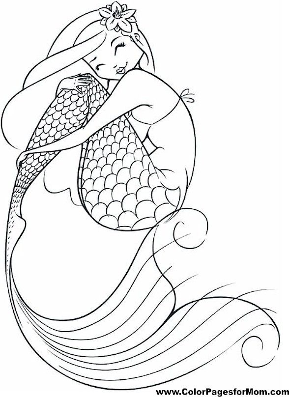 Fairy And Mermaid Coloring Pages Morning Glory Fairy Coloring Page 588x808 Fairy And Mermaid Coloring Pages Morning Glory Fairy Coloring Page