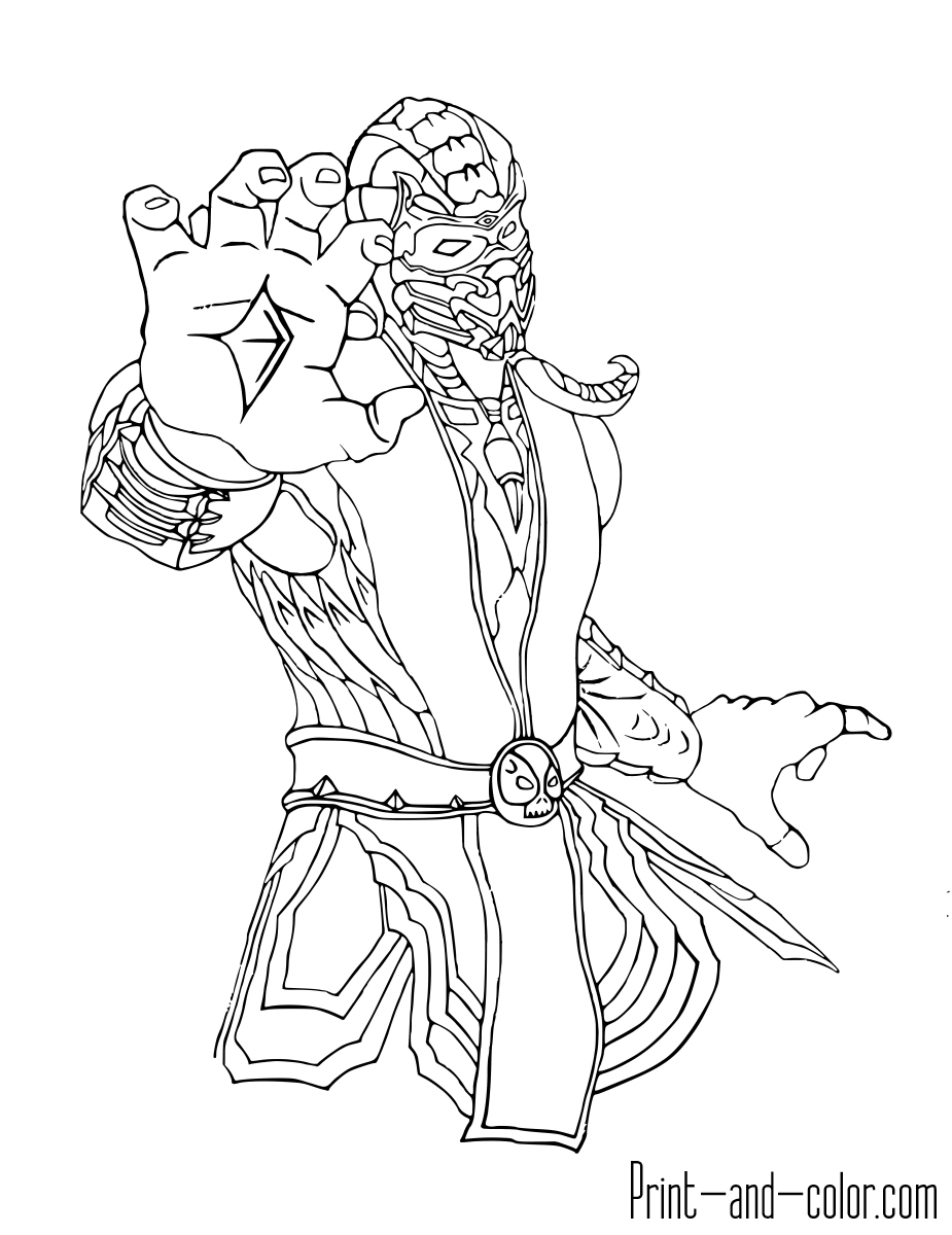 925x1200 Mortal Kombat Coloring Pages Fresh Mortal Kombat Coloring Pages