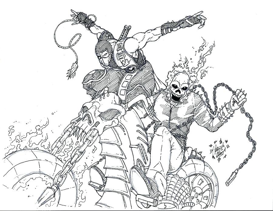 900x695 Scorpion Coloring Pages Scorpion Original Scorpion Mortal Kombat