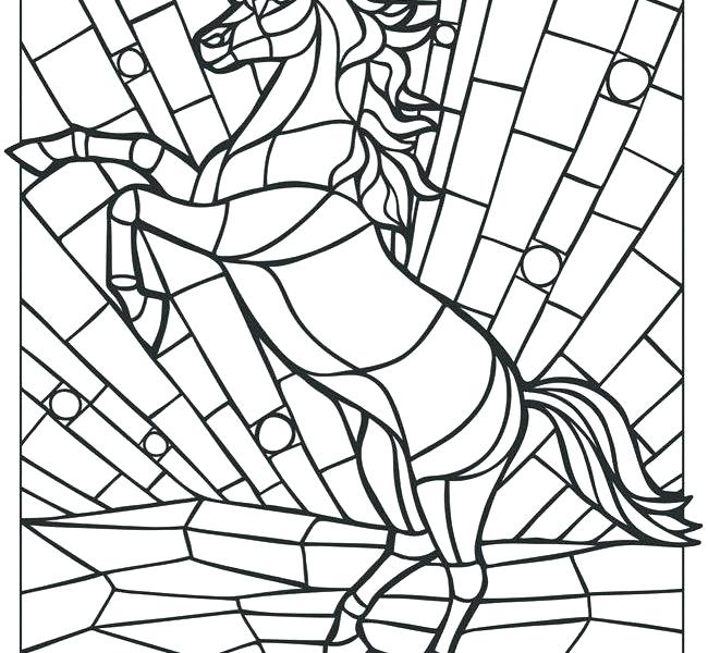 650x600 Coloring Printable Mosaic Coloring Pages With Free Roman