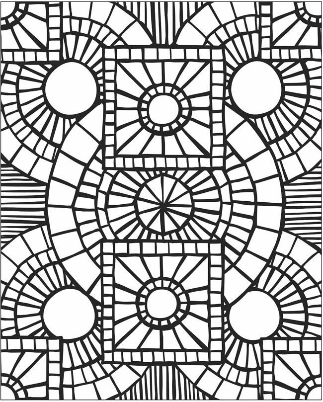 Mosaic Patterns Printable Mosaic Patterns Coloring Pages 650x809 Mosaic Patterns Printable Mosaic Patterns Coloring Pages