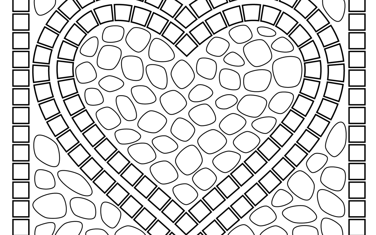 Mosaic Coloring Pages Round Shape Free Printable Islamic Page 1280x800 Mosaic Coloring Pages Round Shape Free Printable Islamic Page