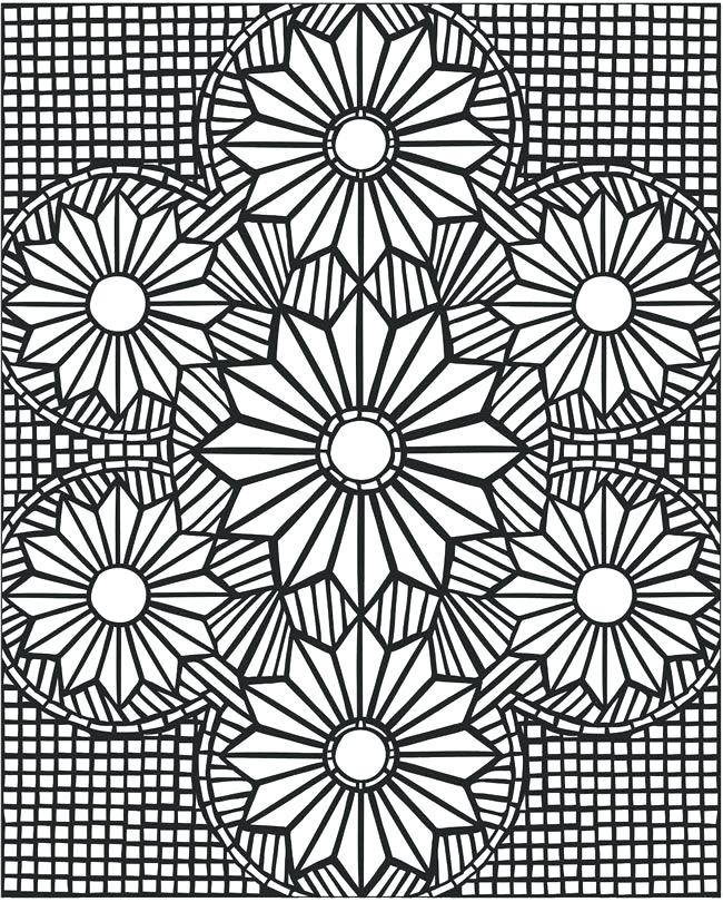 Geometrical Design Coloring Book Plus Mosaic Coloring Pages Mosaic 650x810 Geometrical Design Coloring Book Plus Mosaic Coloring Pages Mosaic
