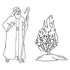 Moses Coloring Pages 230x230 Moses Coloring Pages