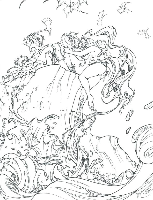 633x826 Bible Story Coloring Page For The Parting Of The Red Sea