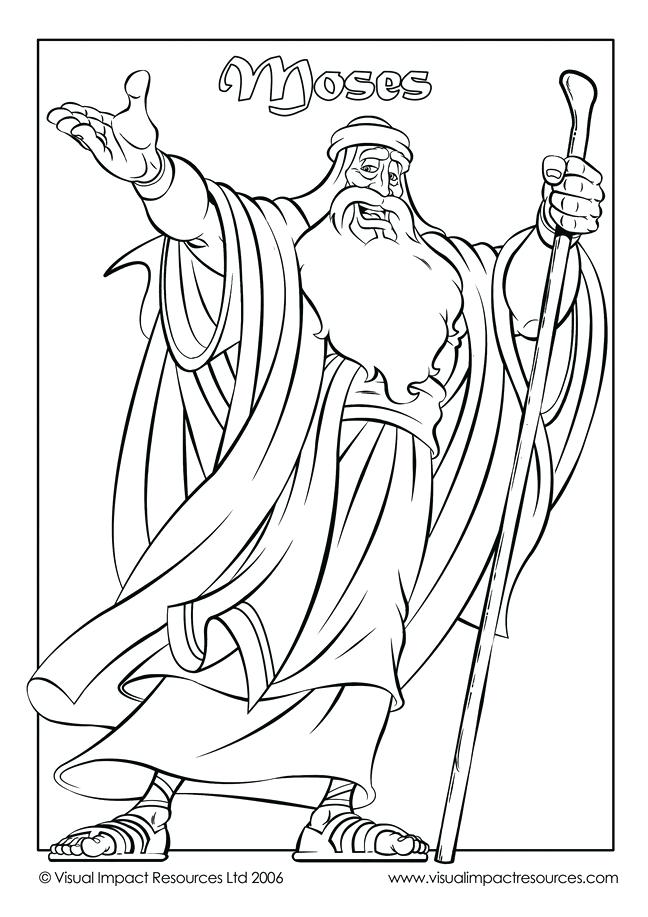 648x917 Moses Coloring Pages Coloring Page Could Be Colored Cut Out