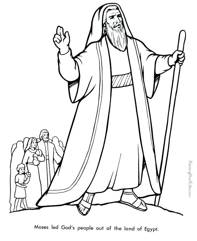670x820 Moses Coloring Pages Free Printable Coloring Pages Also Bible