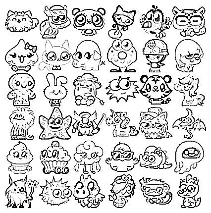 Coloring Pictures Of Moshi Monsters Moshlings 426x430 Coloring Pictures Of Moshi Monsters Moshlings