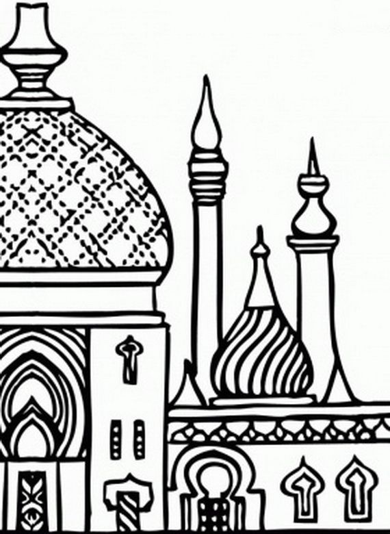 Isra Miraj Islamic Coloring Pages 2012 Islamic, Ramadan 570x780 Isra Miraj Islamic Coloring Pages 2012 Islamic, Ramadan