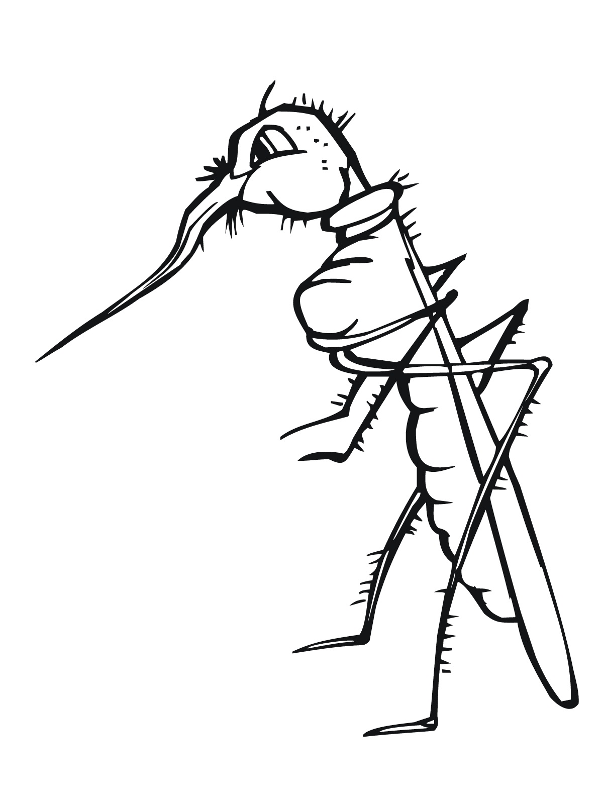 1200x1600 Free Printable Mosquito Coloring Pages For Kids