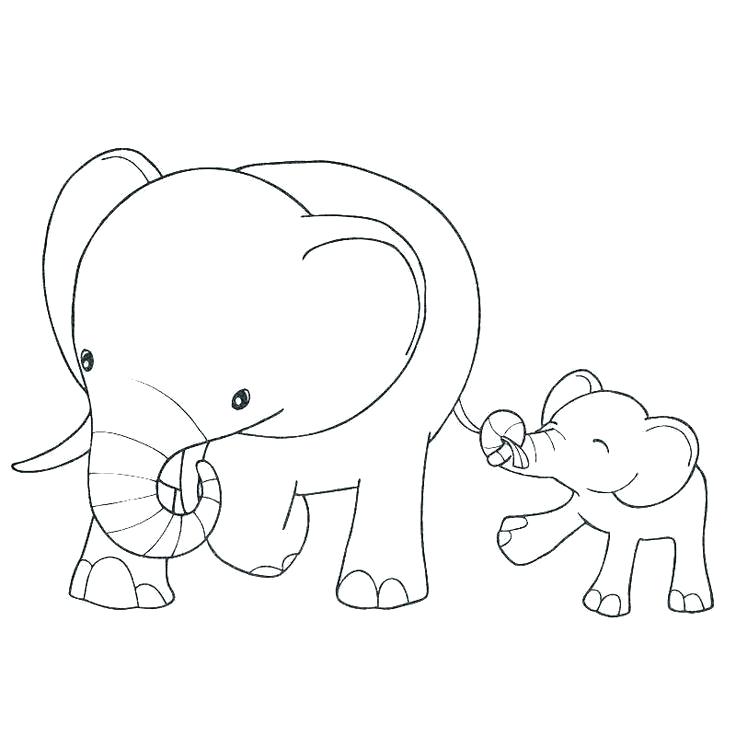 736x736 New Baby Coloring Pages Baby Color Pages Cute Elephant Coloring
