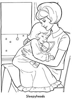 Printable Happy Mother And Daughter In The Park Coloring Pages 236x318 Printable Happy Mother And Daughter In The Park Coloring Pages