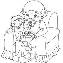 220x220 Grand Mother Amp Son Coloring Pages