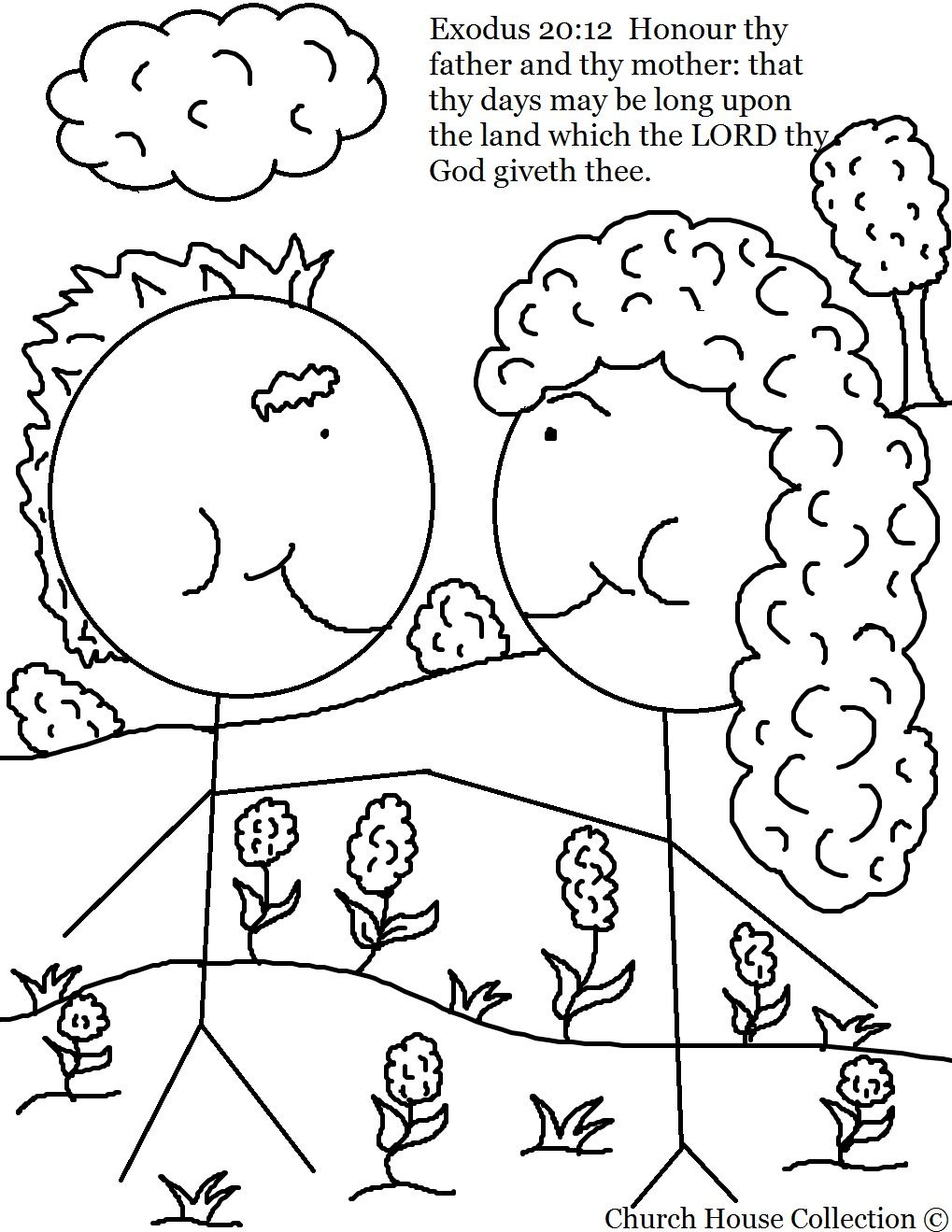 1019x1319 Commandment Page Ten Coloring Sheets Blog Honor Your Mother