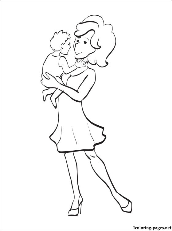 560x750 Mother's Day Coloring Page For Toddlers Coloring Pages