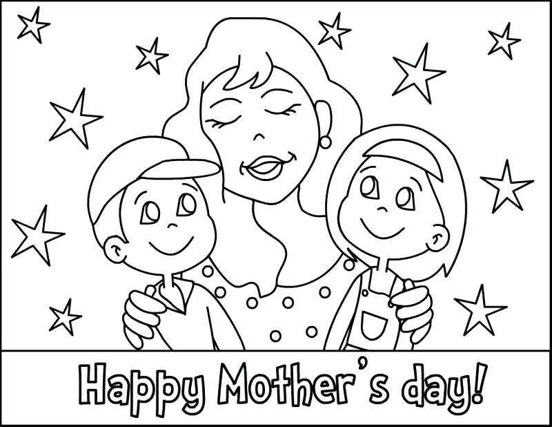 800x618 Brilliant Design Mothers Day Coloring Pages Mother Day Coloring