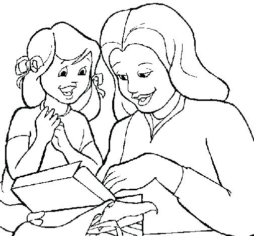 Coloring Pages Mother Child 505x470 Coloring Pages Mother Child