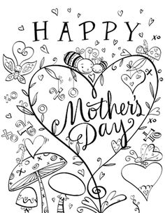 Mother Day Coloring Pages To Print
