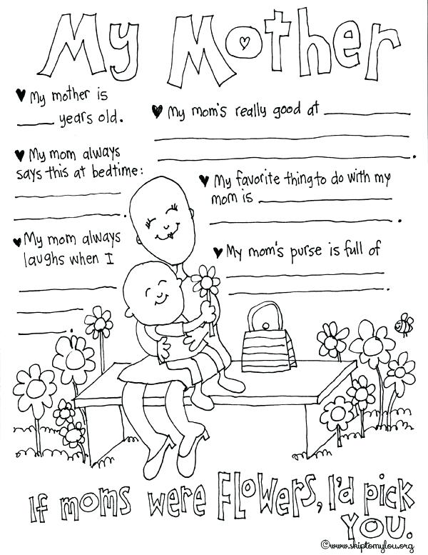 600x777 Mothers Day Coloring Pages Skip To My Lou My Mother Coloring Sheet