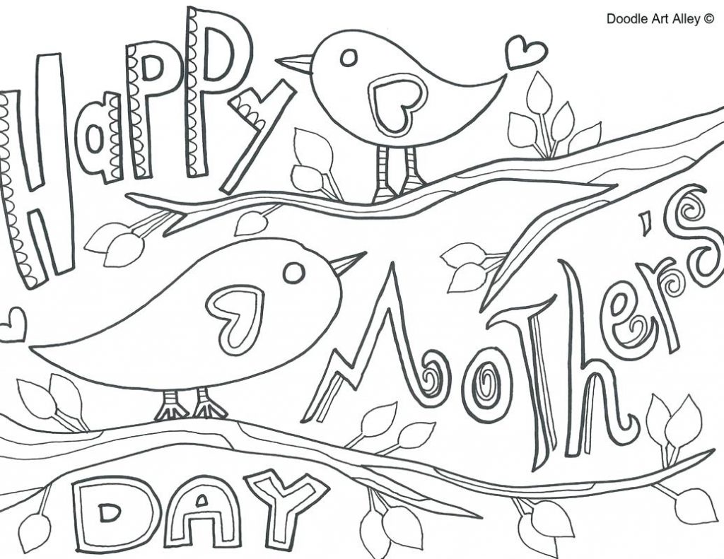 1024x791 Coloring Pages ~ Happy Mothers Day Coloring Pages Printable Happy