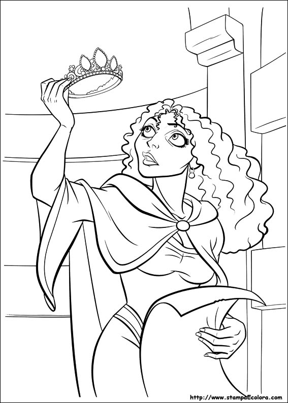 Mother Gothel Coloring Pages 567x794 Mother Gothel Coloring Pages