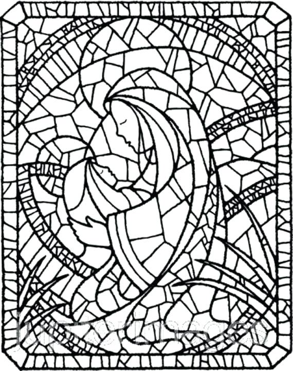 Mother Mary Coloring Page at GetColorings.com | Free printable ...