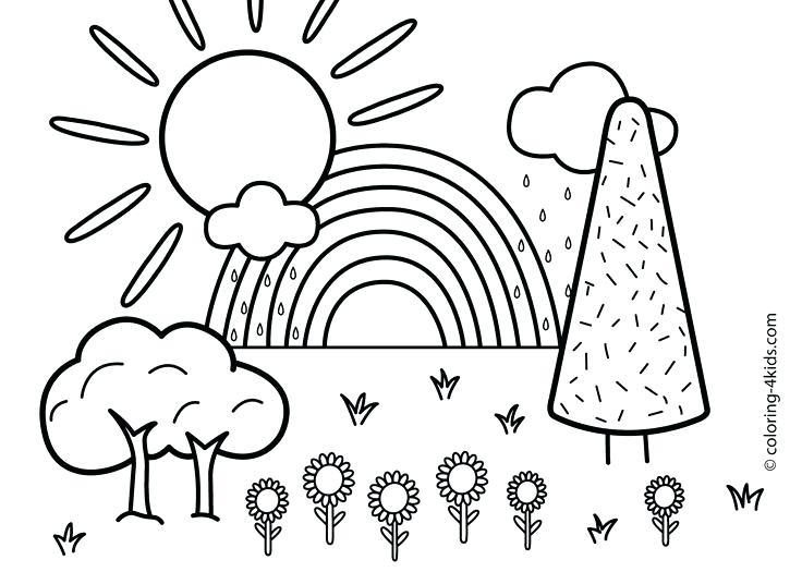 736x525 Nature Coloring Sheets Nature Coloring Sheets Printable Nature